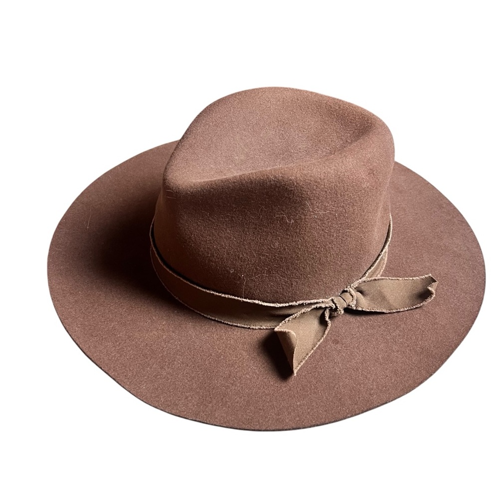 Olive & Pique Kaia Panama Hat in Brown Bohemian‎
